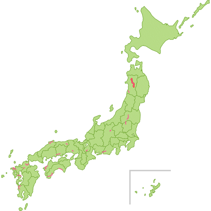 map of japan